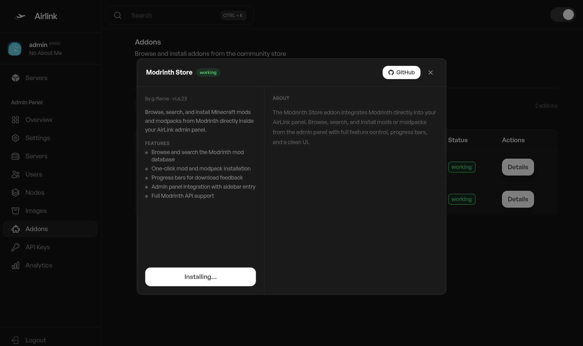 Addons